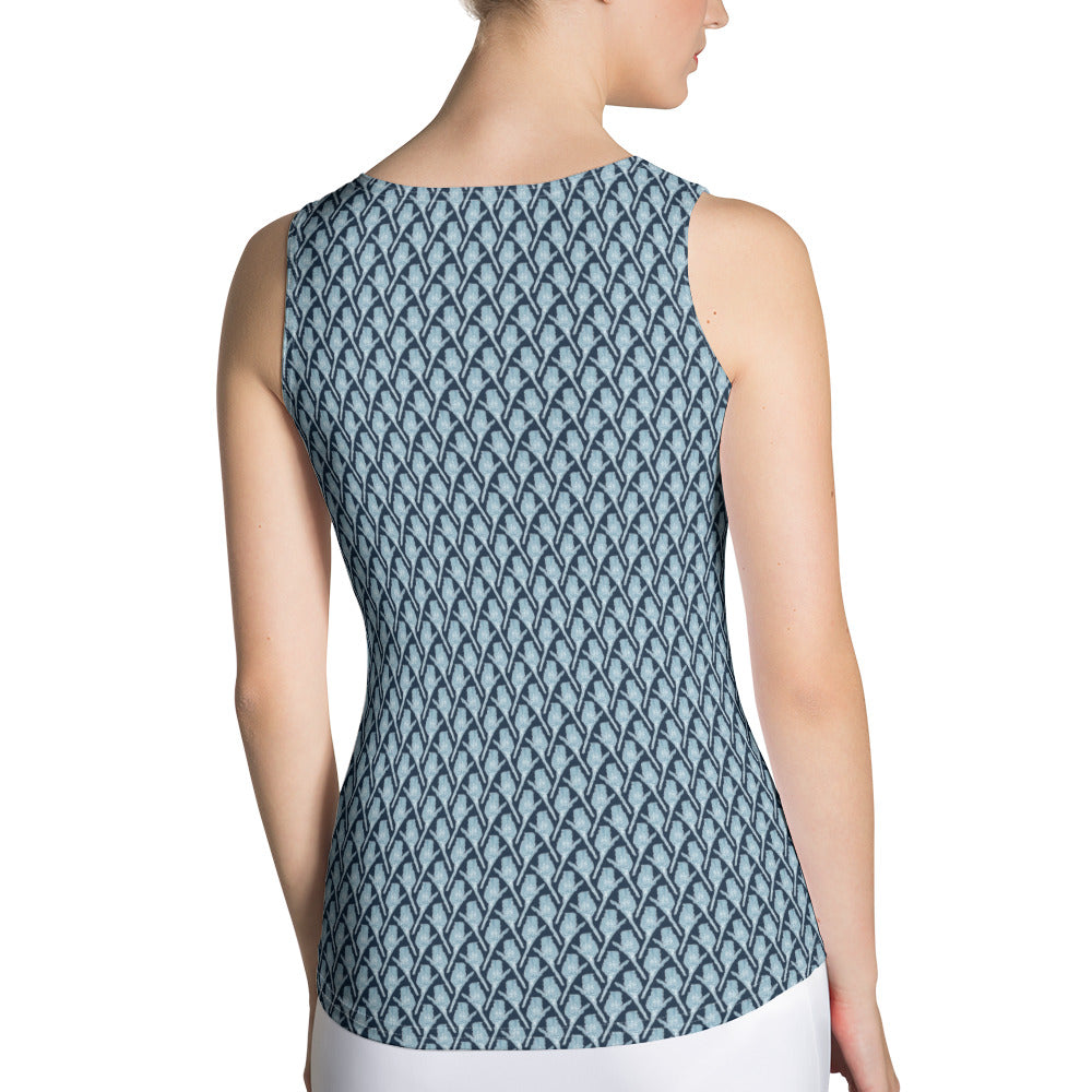 Sugarbush Active Tank Top - Aqua