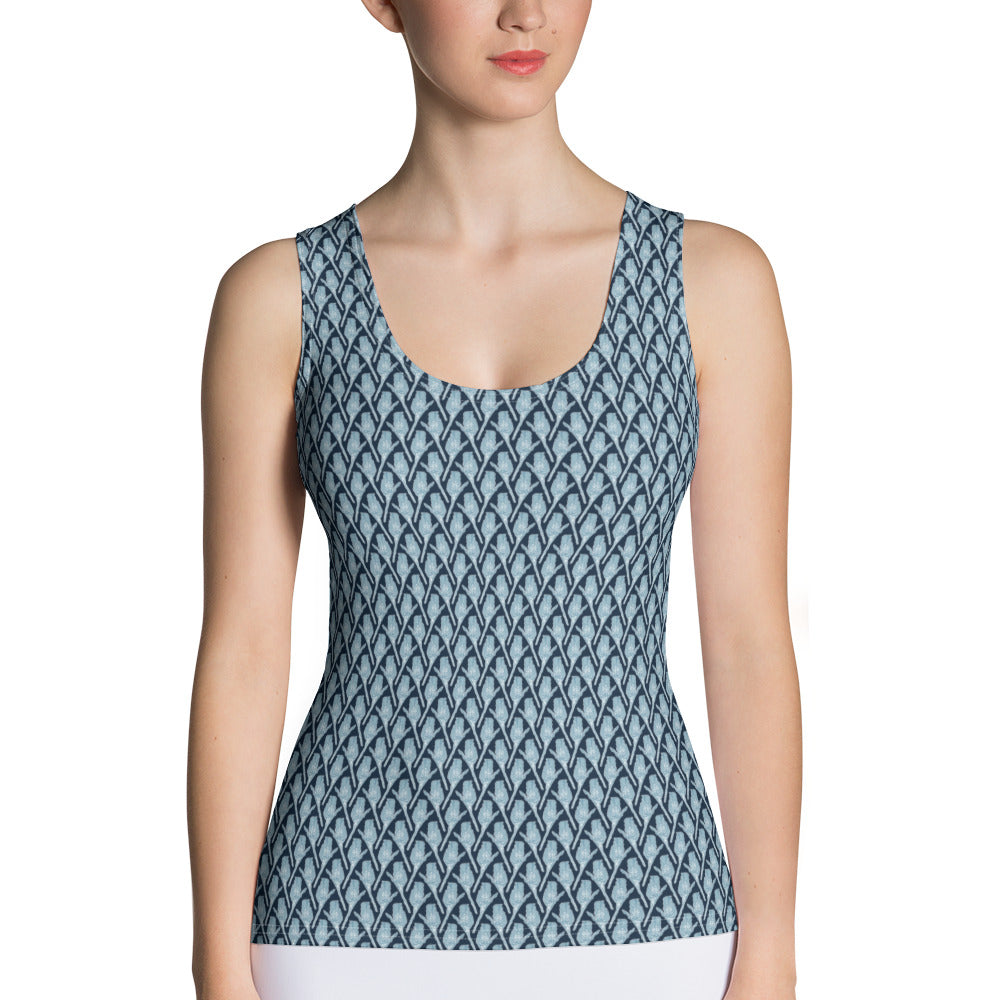 Sugarbush Active Tank Top - Aqua