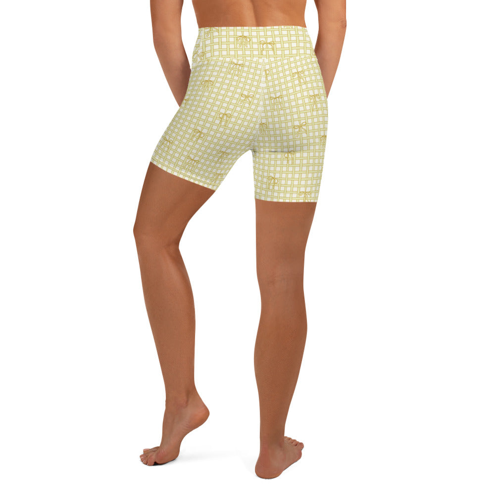 Coquette Yoga Shorts - Buttercup