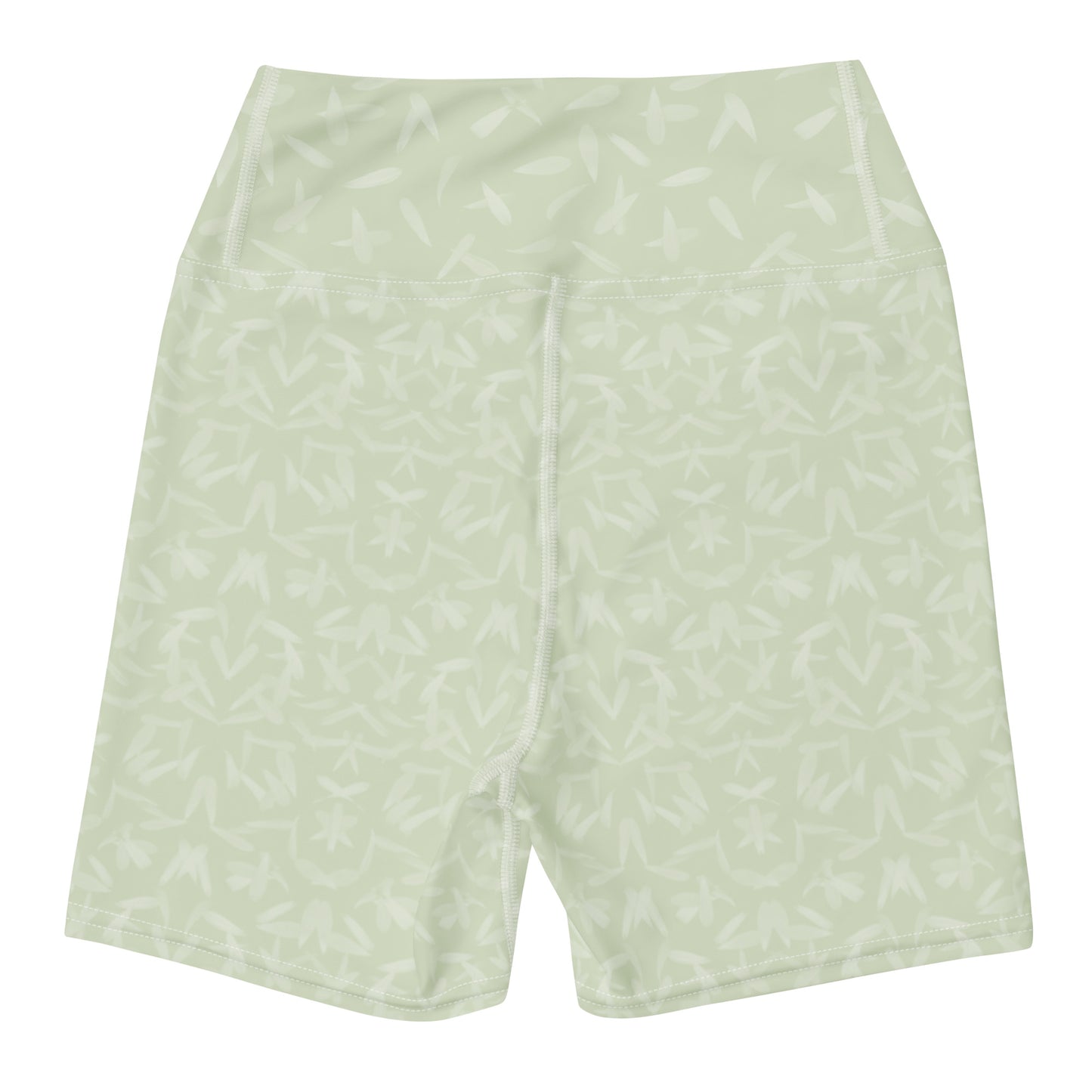 Petal Power Yoga Shorts in Anacapa Green