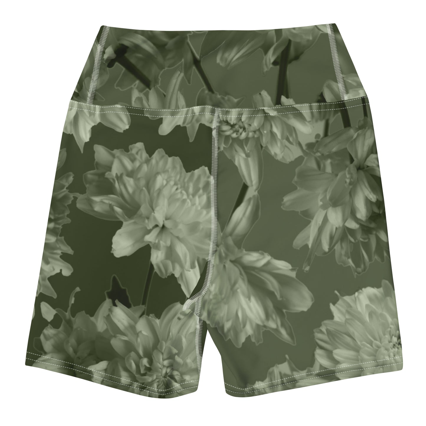 Gillyflower Yoga Shorts in Anacapa Green