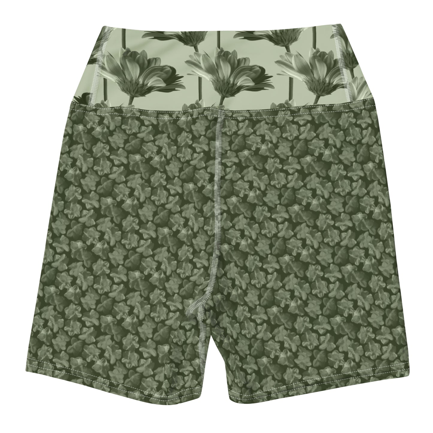 Flourish and Flow Yoga Shorts in Anacapa Green