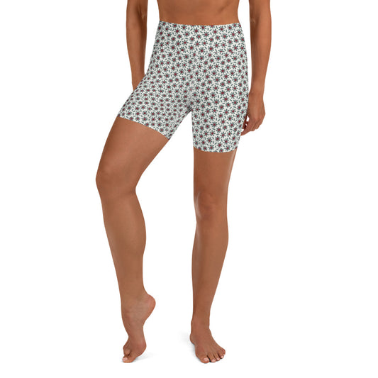 Ditsy Daisy Yoga Shorts