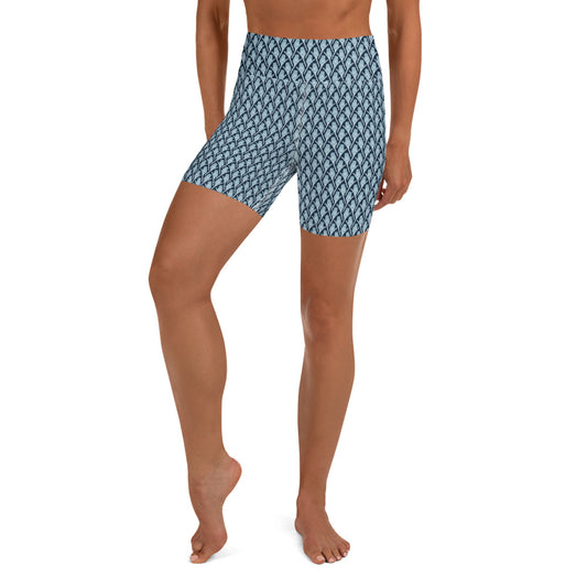 Sugarbush Yoga Shorts - Aqua