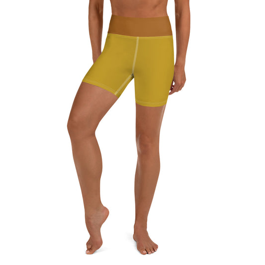 Core Yoga Shorts - Turmeric