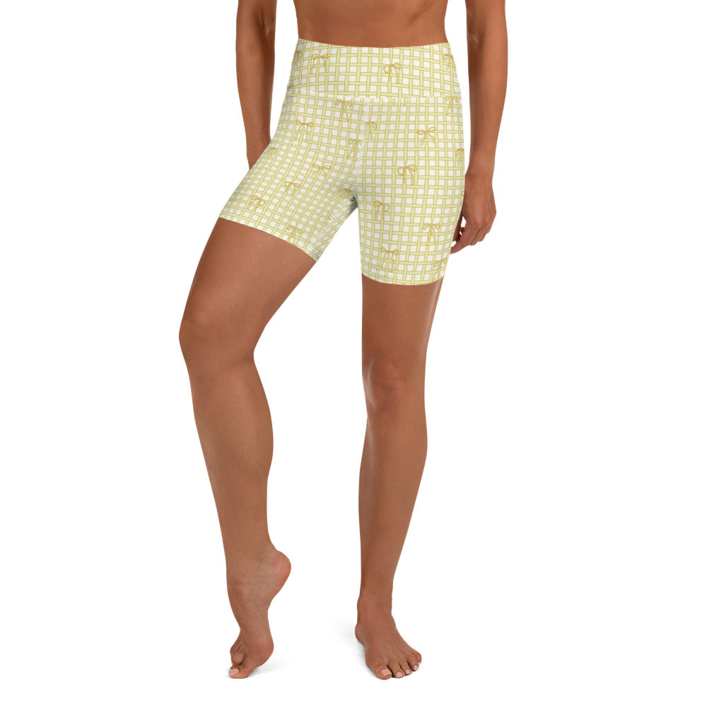 Coquette Yoga Shorts - Buttercup