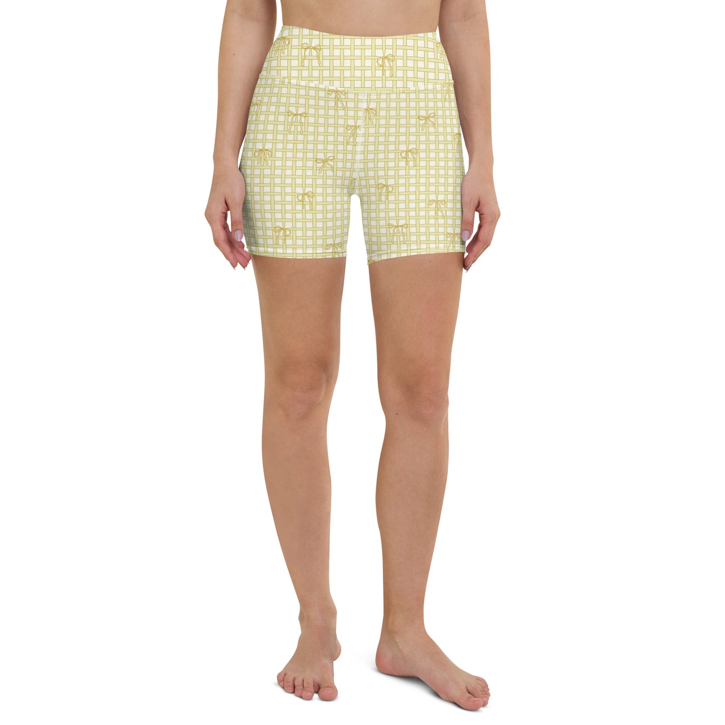 Coquette Yoga Shorts - Buttercup