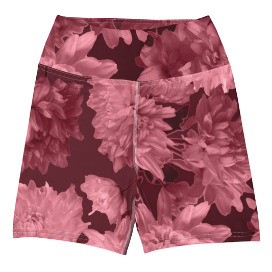 Gillyflower Yoga Shorts in Napa Red