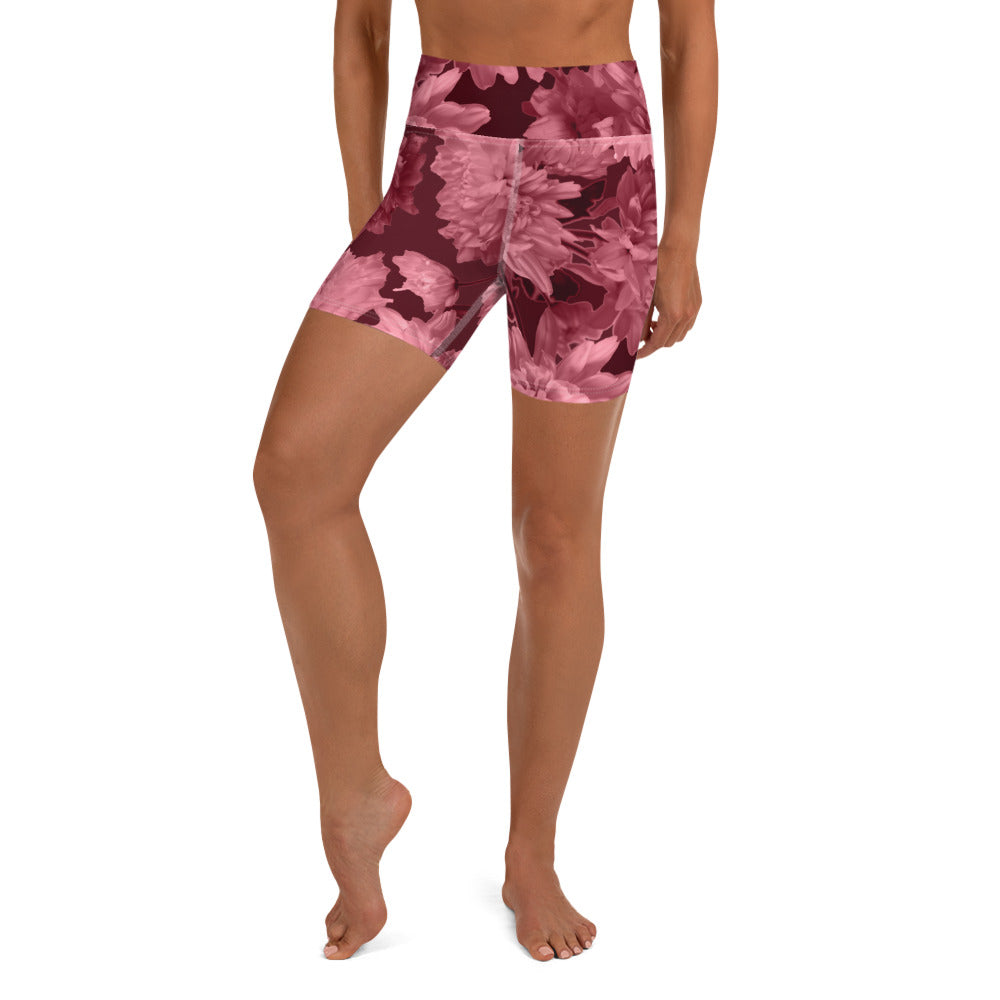 Gillyflower Yoga Shorts in Napa Red