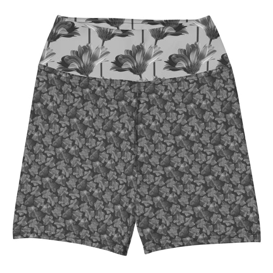 Flourish and Flow Yoga Shorts in Amboy Black