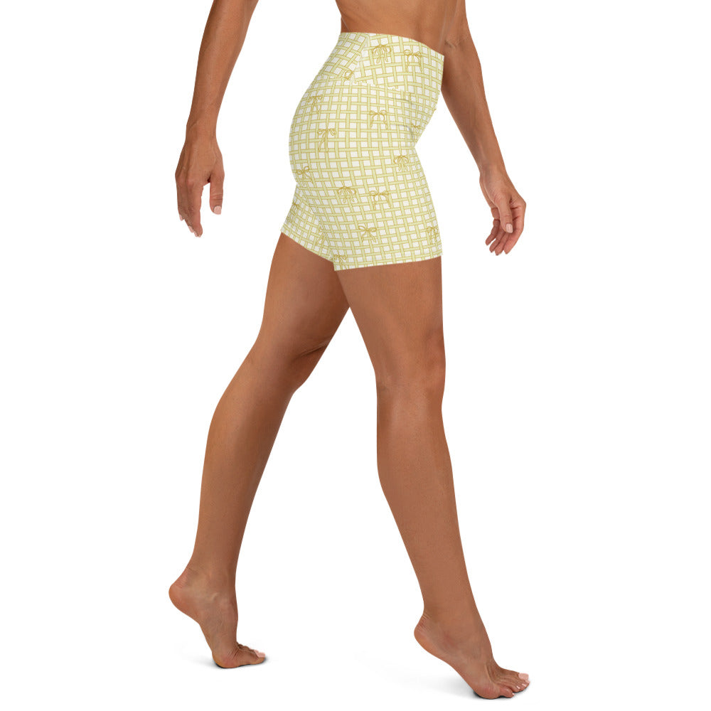 Coquette Yoga Shorts - Buttercup