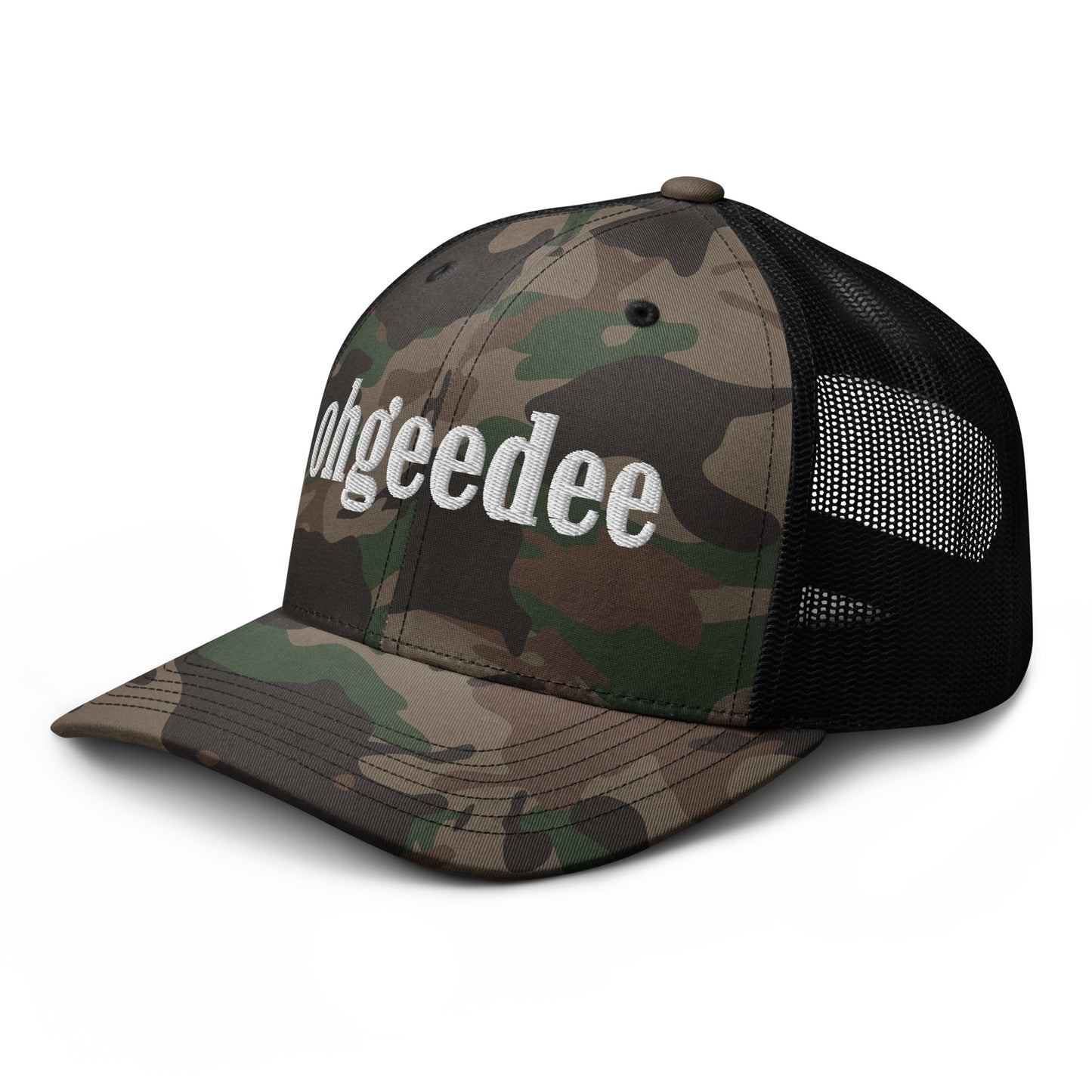 ohgeedee Camouflage Trucker Hat