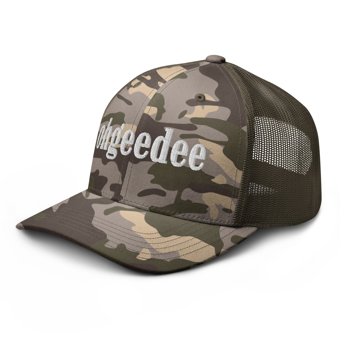 ohgeedee Camouflage Trucker Hat